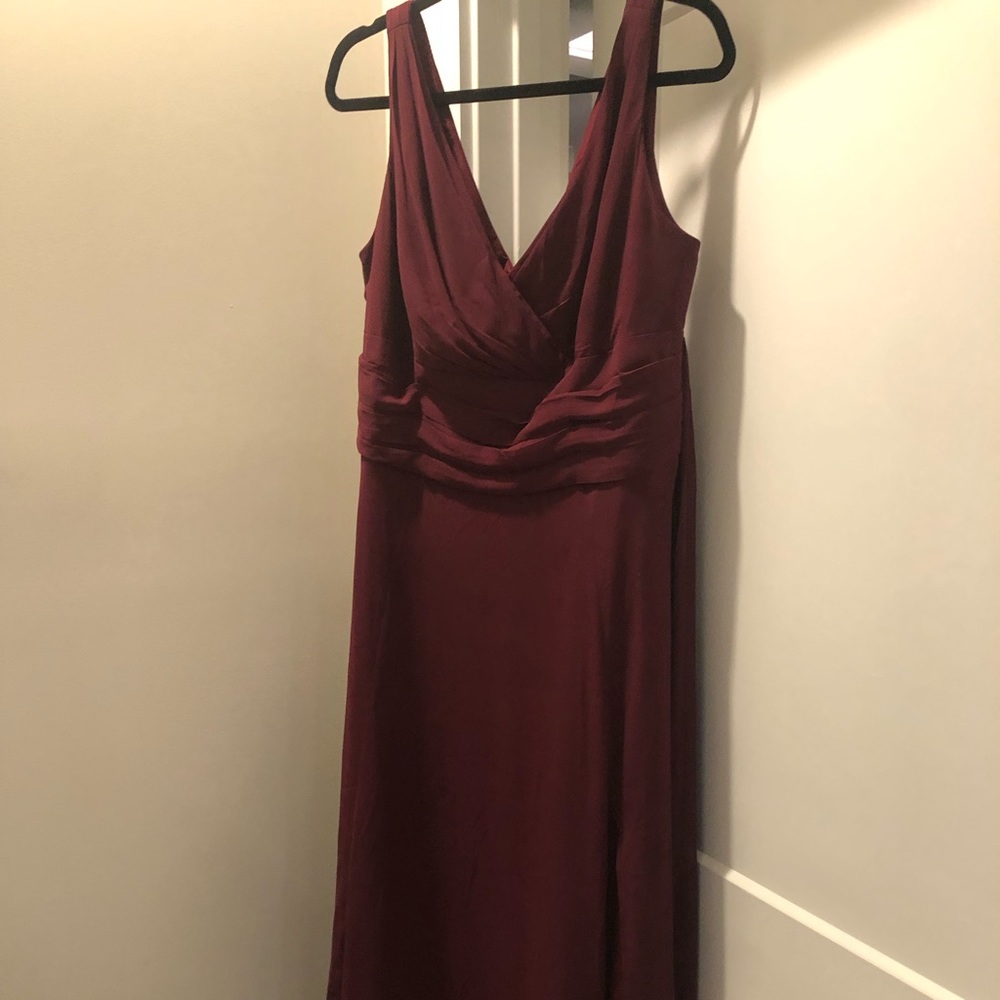 David’s Bridal Bridesmaids Dress Color Wine